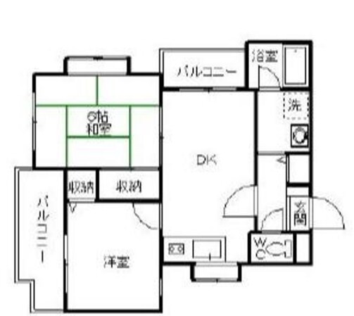 コラール大倉山の物件間取画像